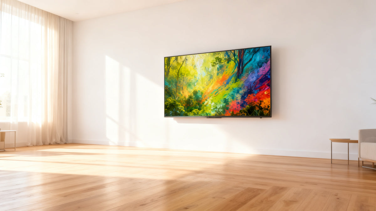 Hero: NANO TV bright living room wide