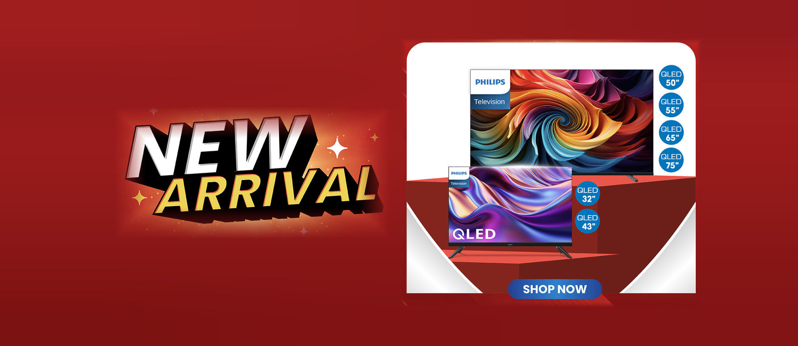 New Arrival ทีวี Philips QLED 32 ถึง 75 นิ้ว